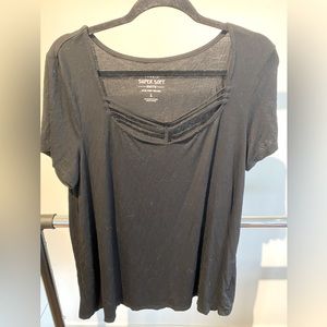 Torrid Soft Top with Neck Detail